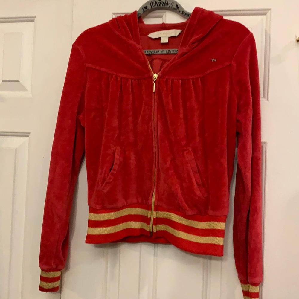 😍Nicki Minaj velvety look zipper hoodie jacket L